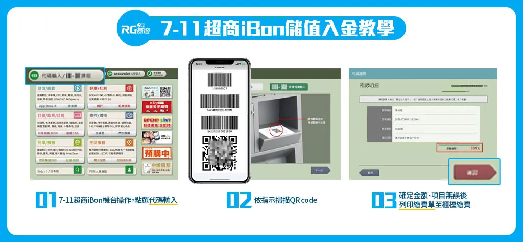 富遊娛樂城超商儲值：7-11 iBon儲值步驟教學
